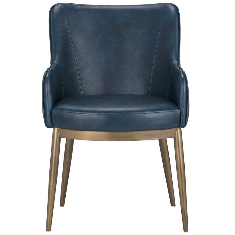 Image 3 Sunpan Franklin Dining Armchair Vintage Blue more views