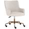 Sunpan Franklin Office Chair Beige Linen