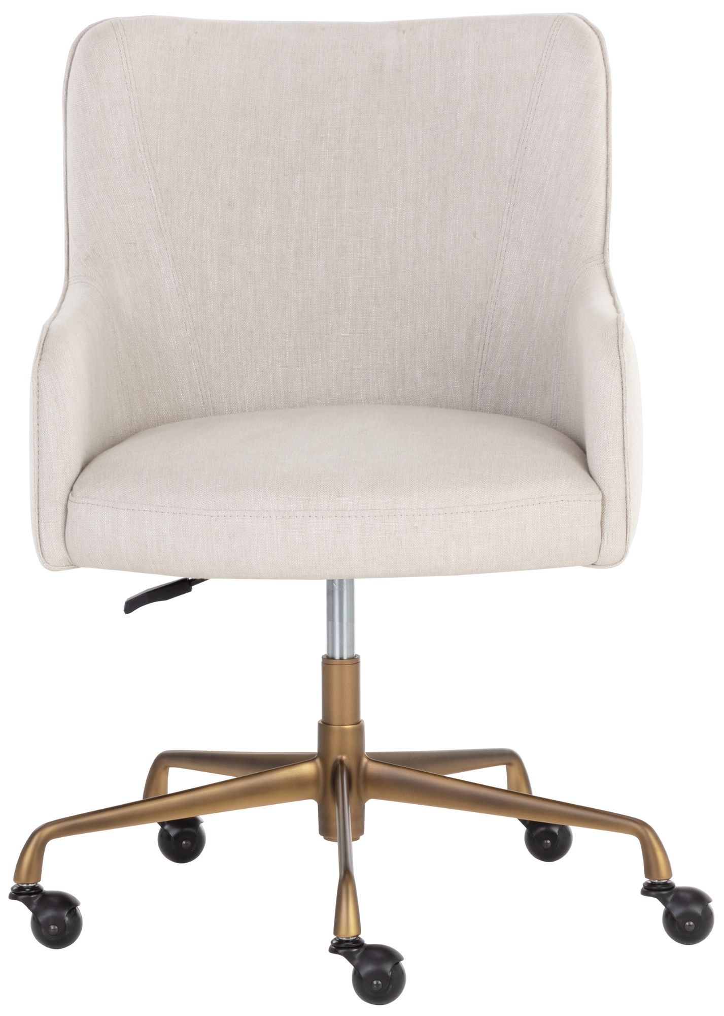 Image 2 Sunpan Franklin Office Chair Beige Linen more views