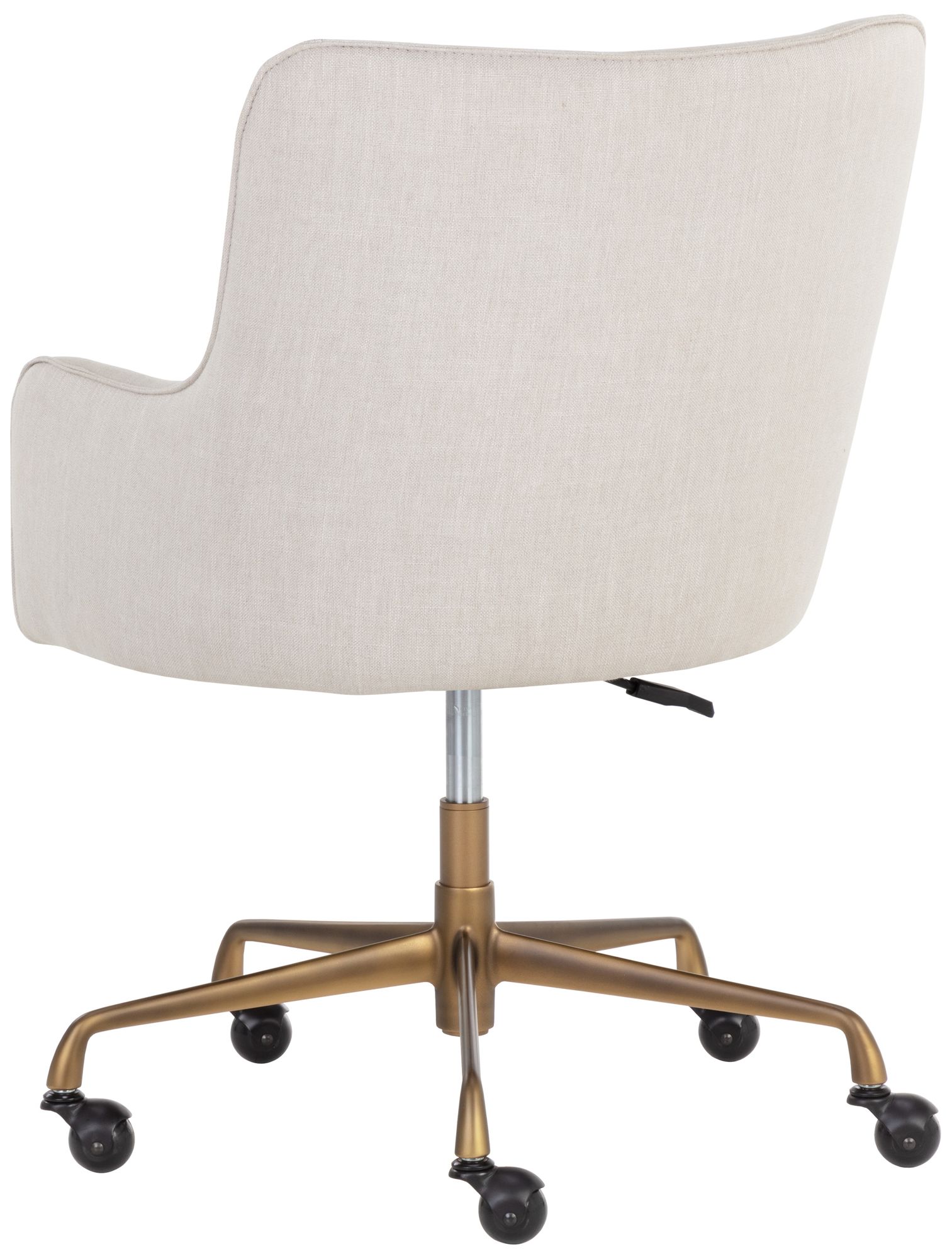 Image 4 Sunpan Franklin Office Chair Beige Linen more views