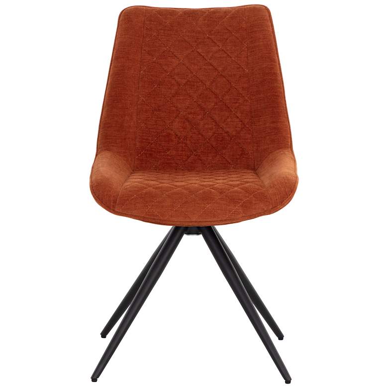 Image 3 Sunpan Freya Swivel Dining Chair Danny Rust more views