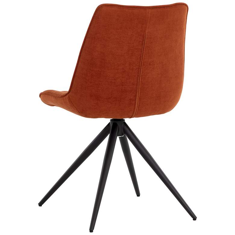 Image 5 Sunpan Freya Swivel Dining Chair Danny Rust more views