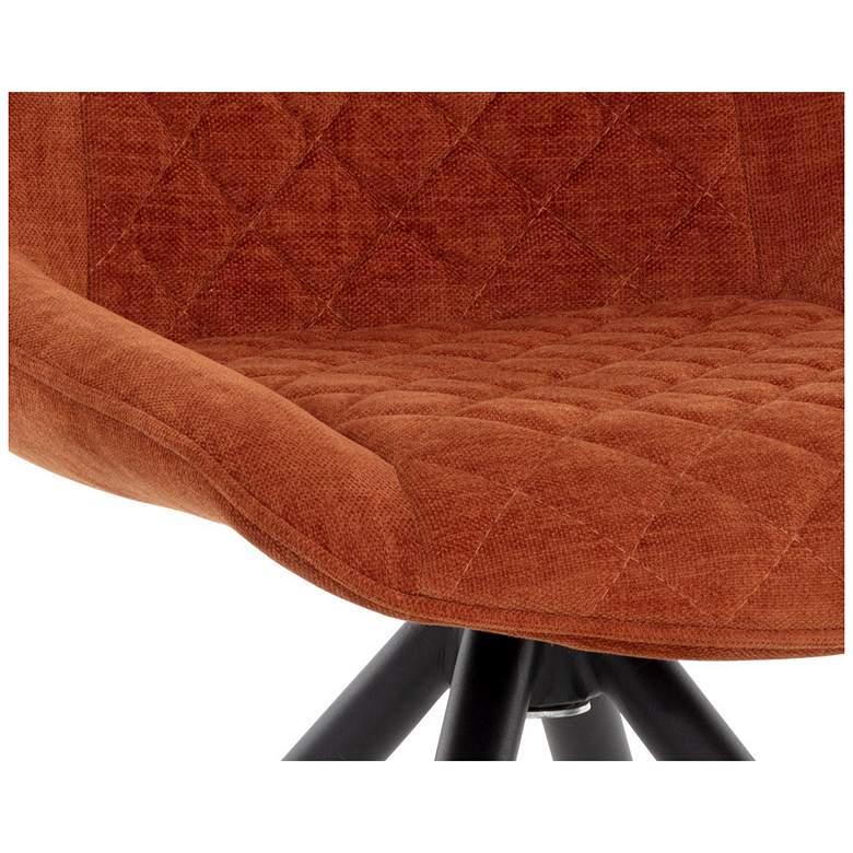 Image 6 Sunpan Freya Swivel Dining Chair Danny Rust more views