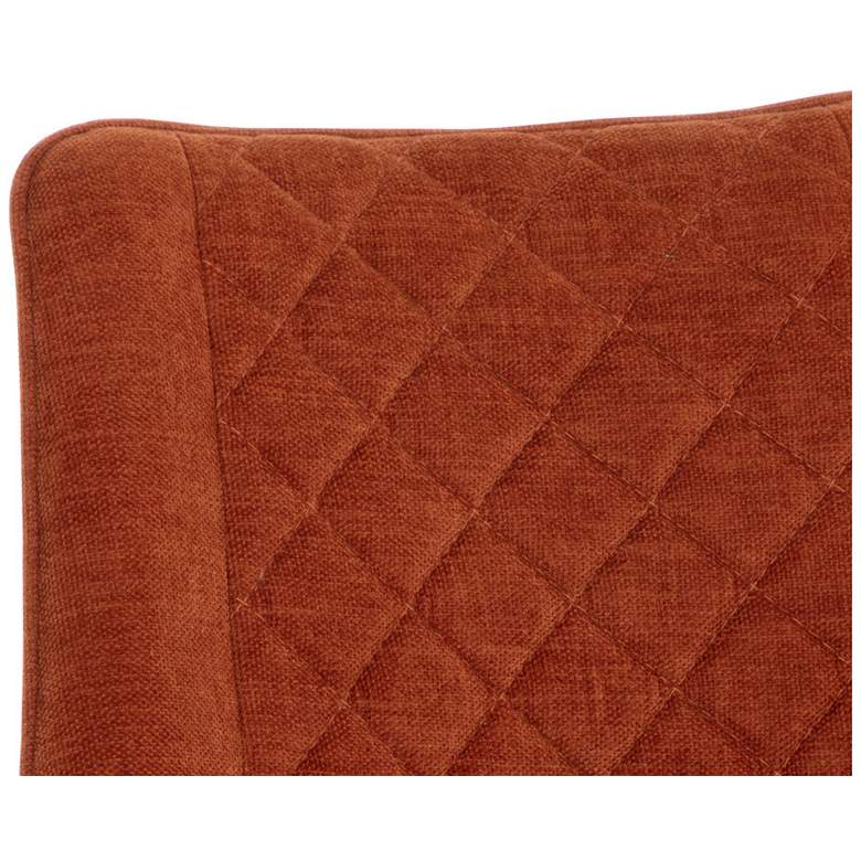 Image 7 Sunpan Freya Swivel Dining Chair Danny Rust more views