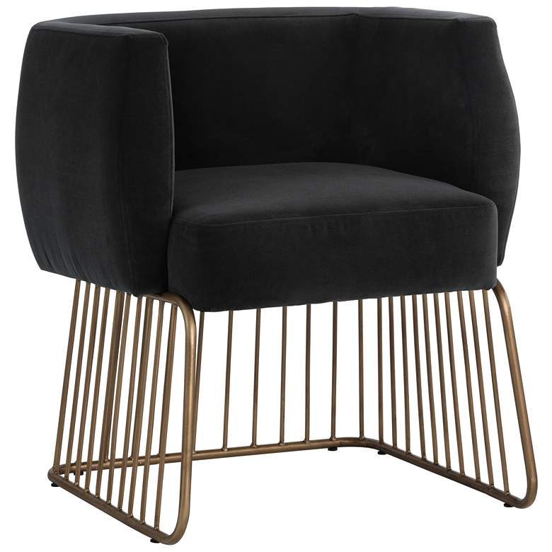 Image 2 Sunpan Gala Dining Armchair Shadow Gray
