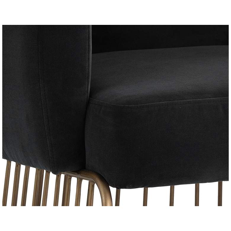 Image 6 Sunpan Gala Dining Armchair Shadow Gray more views