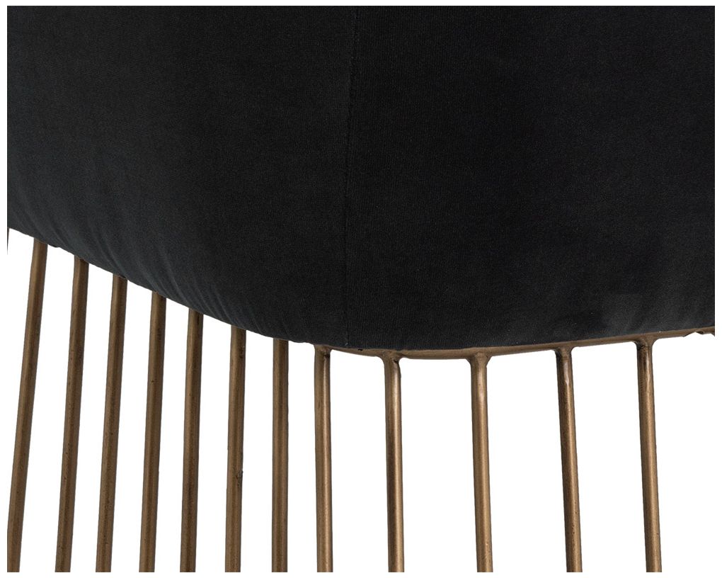 Sunpan Gala Dining Armchair Shadow Gray