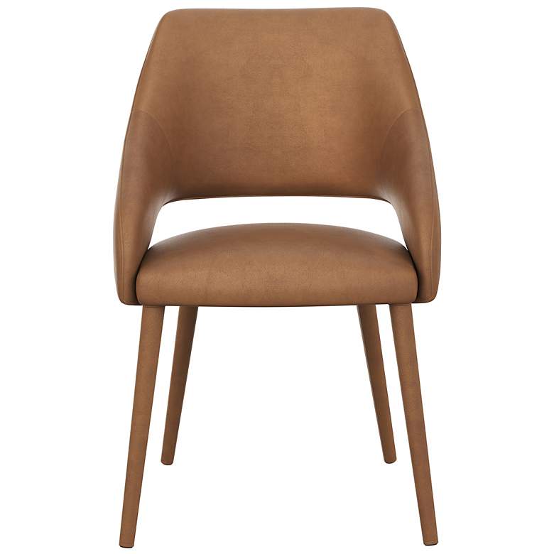 Image 2 Sunpan Galen Dining Armchair Missouri Cognac Leather more views