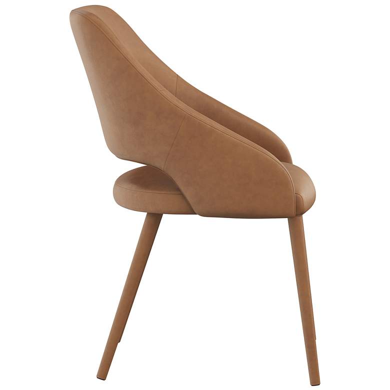 Image 3 Sunpan Galen Dining Armchair Missouri Cognac Leather more views