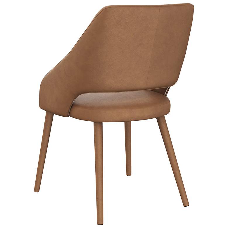Image 4 Sunpan Galen Dining Armchair Missouri Cognac Leather more views
