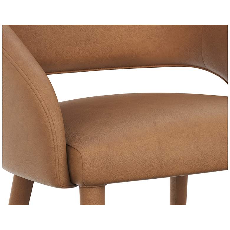 Image 5 Sunpan Galen Dining Armchair Missouri Cognac Leather more views