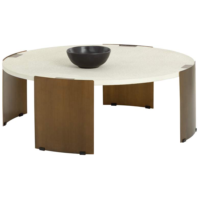 Image 1 Sunpan Gallus Coffee Table Bone