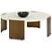 Sunpan Gallus Coffee Table Bone