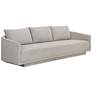 1_Sunpan Gannon 110" Wide Ernst Sandstone Fabric Modern Sofa
