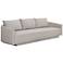 Sunpan Gannon 110" Wide Ernst Sandstone Fabric Modern Sofa