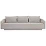 2_Sunpan Gannon 110" Wide Ernst Sandstone Fabric Modern Sofa more views
