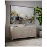 3_Sunpan Gannon 110" Wide Ernst Sandstone Fabric Modern Sofa more views
