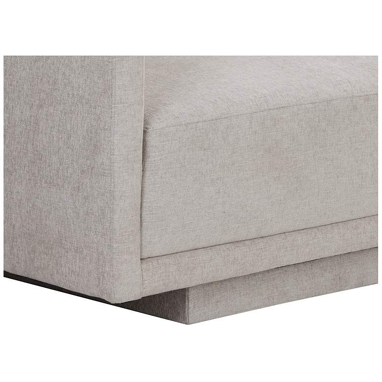 Image 7 Sunpan Gannon 110" Wide Ernst Sandstone Fabric Modern Sofa more views