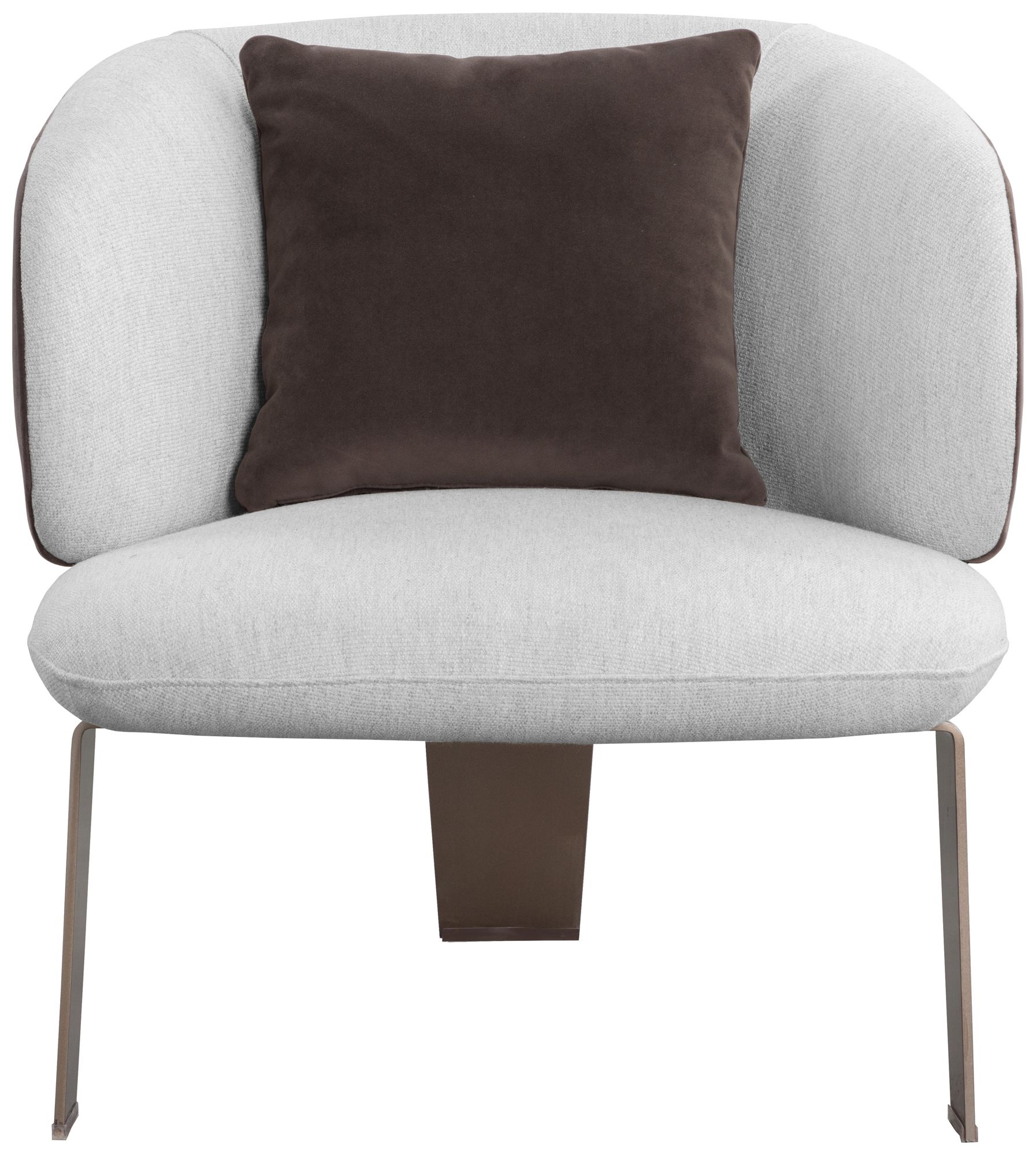 Image 2 Sunpan Garry Lounge Chair San Remo Winter Cloud and Meg Ash more views