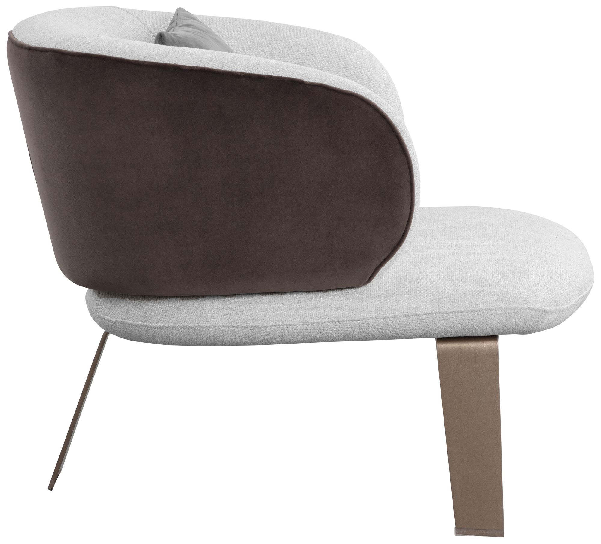 Image 3 Sunpan Garry Lounge Chair San Remo Winter Cloud and Meg Ash more views