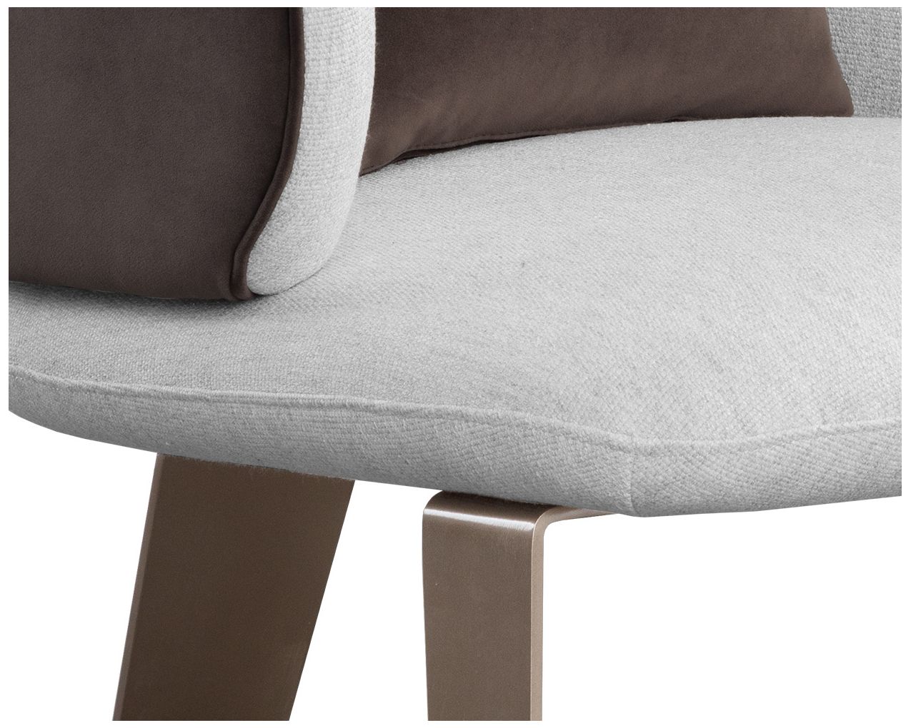 Image 5 Sunpan Garry Lounge Chair San Remo Winter Cloud and Meg Ash more views