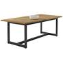 1_Sunpan Geneve Extension Dining Table Natural 83" to 107"
