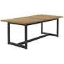 2_Sunpan Geneve Extension Dining Table Natural 83" to 107" more views