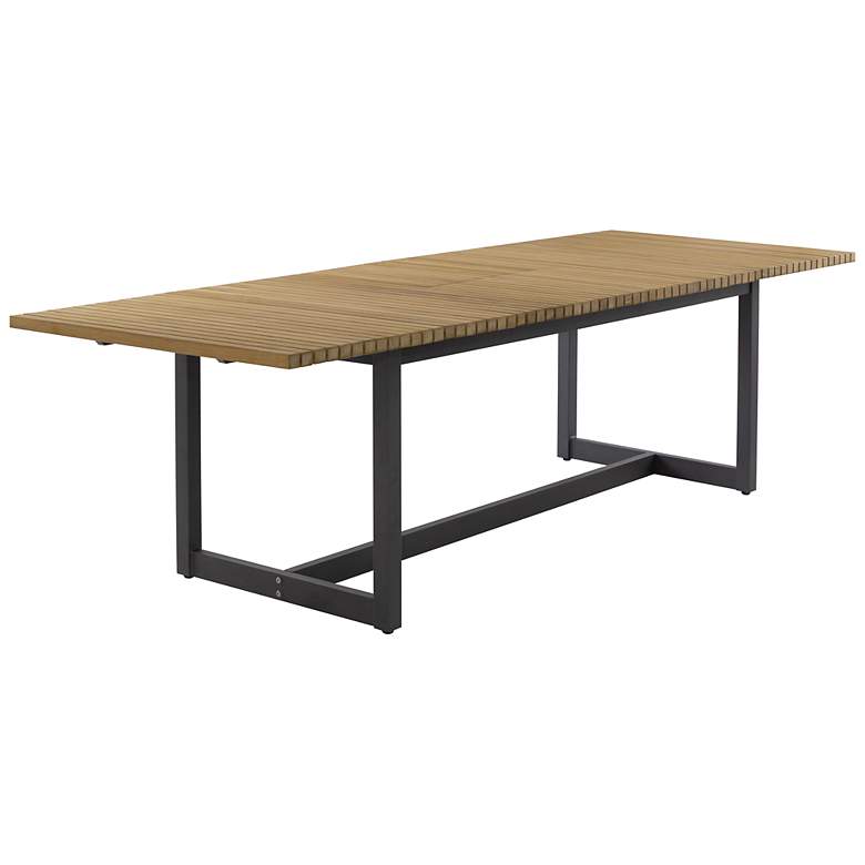 Image 3 Sunpan Geneve Extension Dining Table Natural 83" to 107" more views