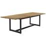 3_Sunpan Geneve Extension Dining Table Natural 83" to 107" more views