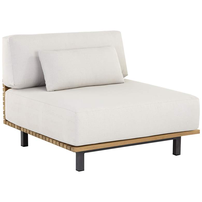 Image 1 Sunpan Geneve Modular Armless Chair Palazzo Cream