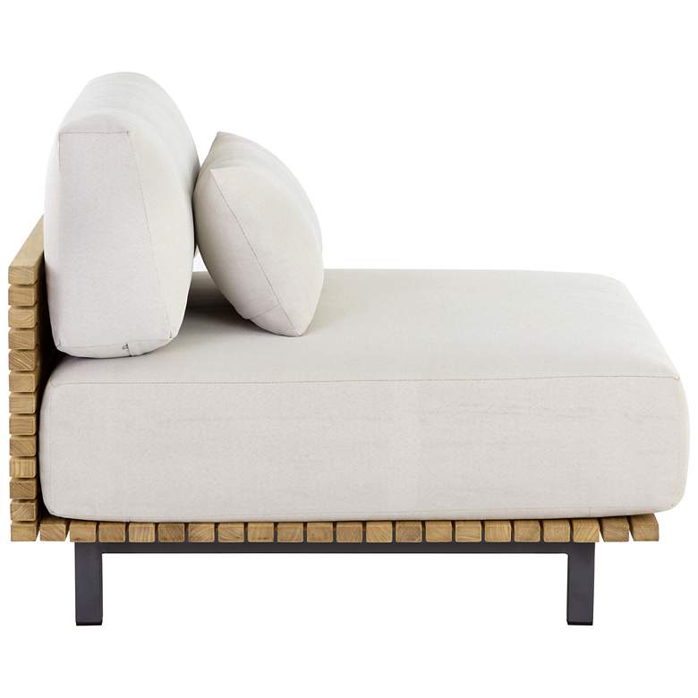 Image 3 Sunpan Geneve Modular Armless Chair Palazzo Cream more views