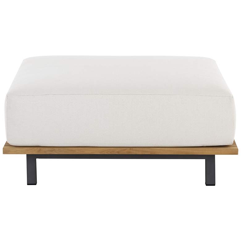 Image 2 Sunpan Geneve Modular Ottoman Palazzo Cream more views