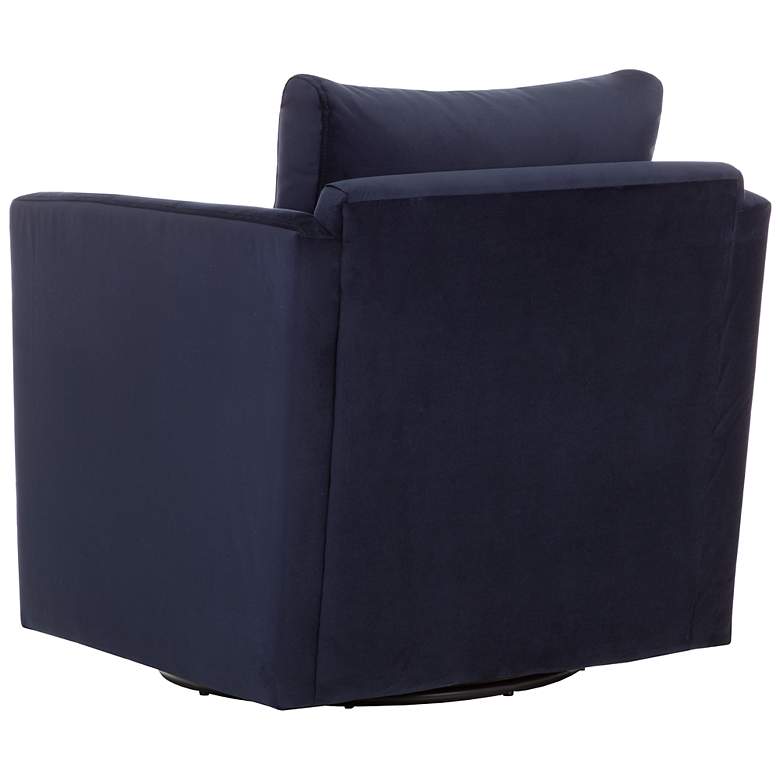 Image 5 Sunpan Georgie Swivel Lounge Chair Abbington Navy more views