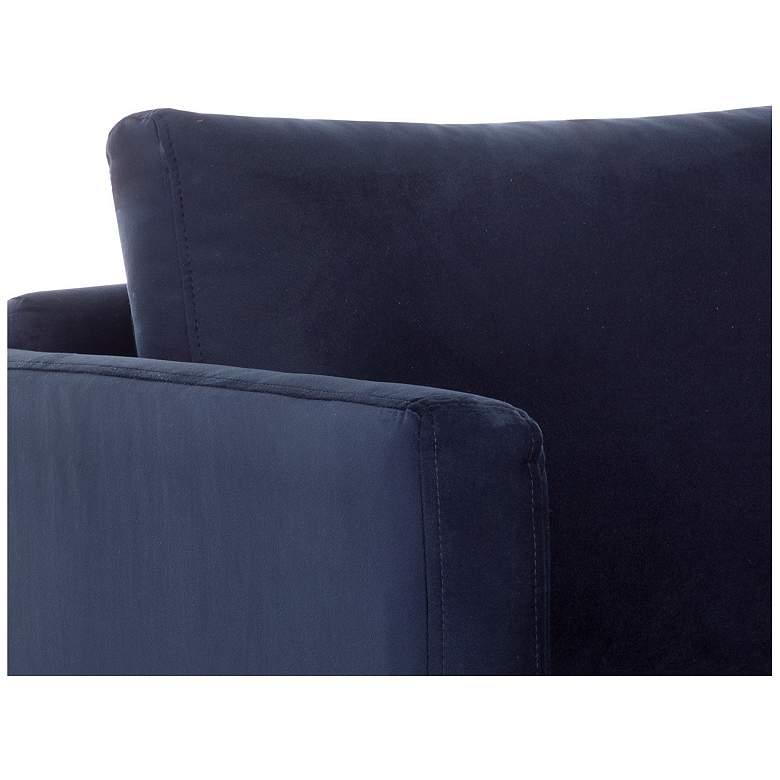 Image 7 Sunpan Georgie Swivel Lounge Chair Abbington Navy more views