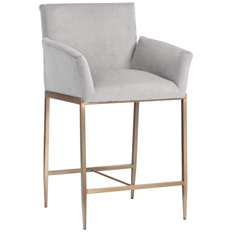 Image 1 Sunpan Gesa Counter Stool Polo Club Stone