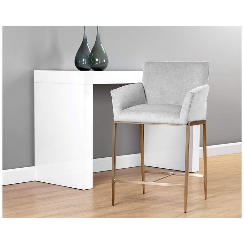 Image 5 Sunpan Gesa Counter Stool Polo Club Stone more views