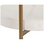 4_Sunpan Gia 23 3/4" Wide Modern Glass Top Side Table more views