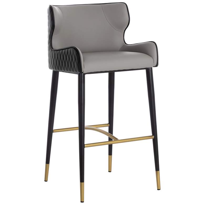 Image 1 Sunpan Gianni Barstool Dillon Stratus and Dillon Black