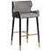 Sunpan Gianni Barstool Dillon Stratus and Dillon Black