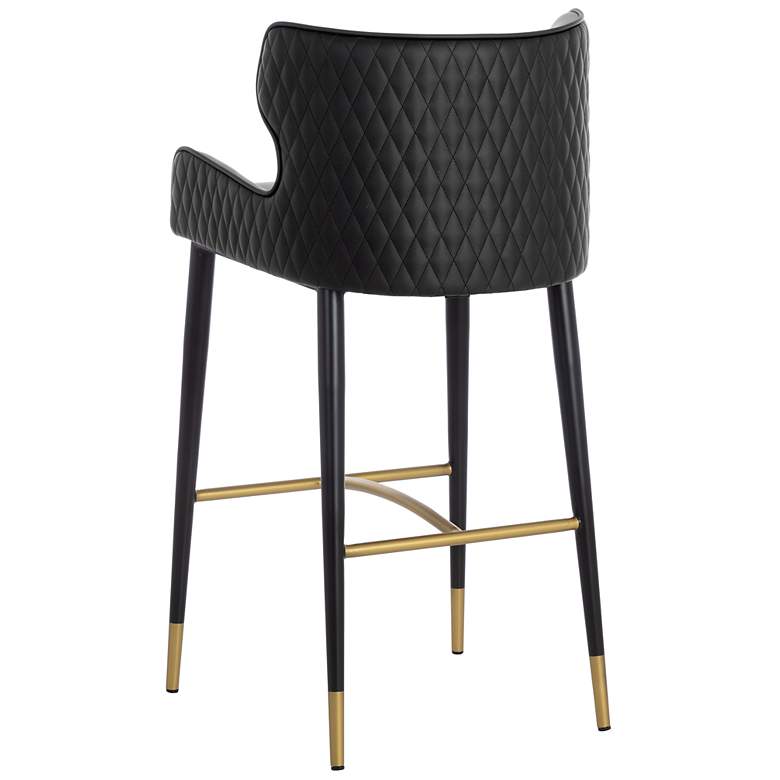 Image 4 Sunpan Gianni Barstool Dillon Stratus and Dillon Black more views