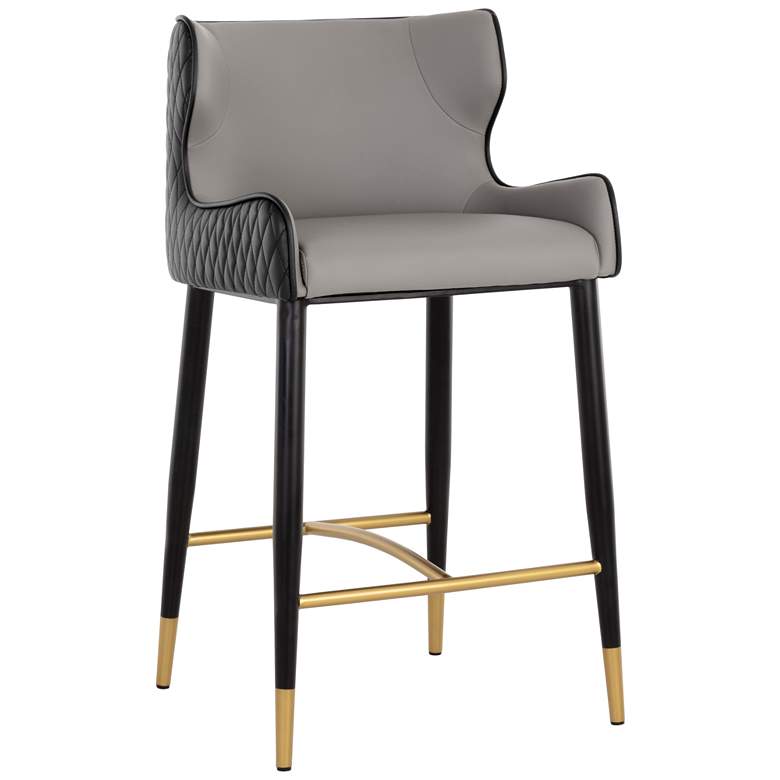 Image 1 Sunpan Gianni Counter Stool Dillon Stratus and Dillon Black