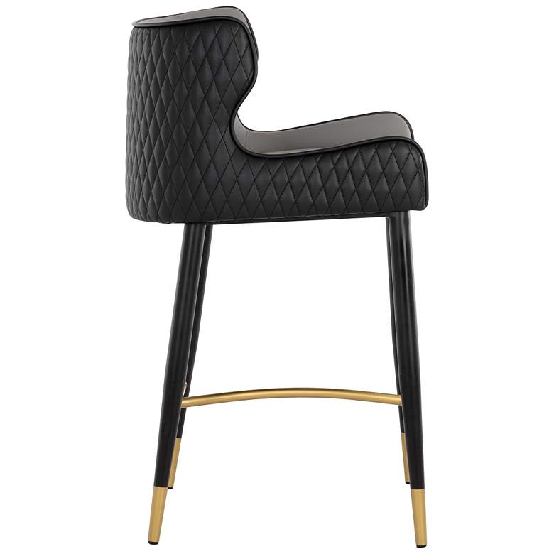 Image 2 Sunpan Gianni Counter Stool Dillon Stratus and Dillon Black more views