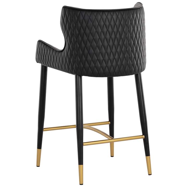 Image 3 Sunpan Gianni Counter Stool Dillon Stratus and Dillon Black more views