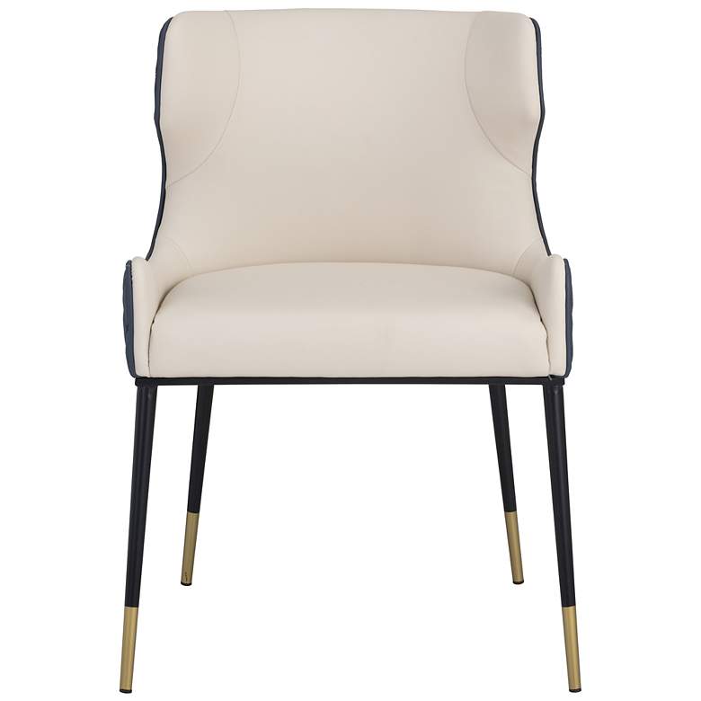 Image 3 Sunpan Gianni Dining Chair Dillon Cream and Dillon Thunder more views