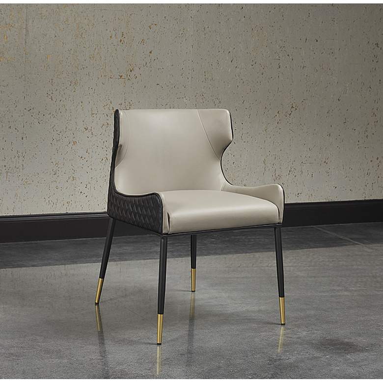 Image 1 Sunpan Gianni Dining Chair Dillon Stratus and Dillon Black