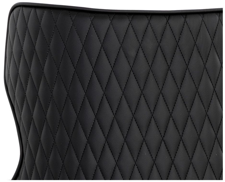 Sunpan Gianni Dining Chair Dillon Stratus and Dillon Black