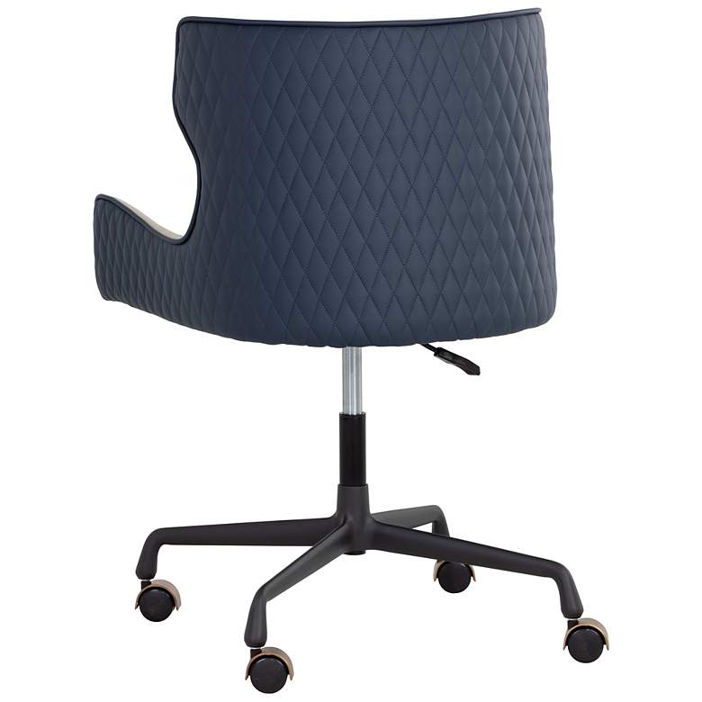 Image 4 Sunpan Gianni Office Chair Dillon Cream and Dillon Thunder more views