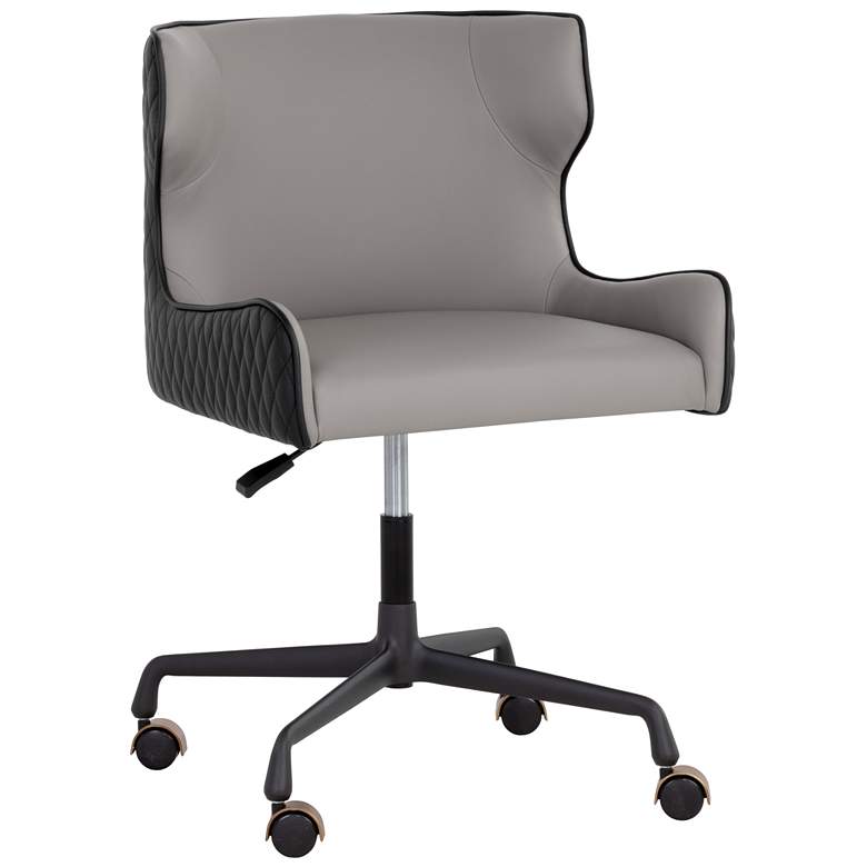 Image 1 Sunpan Gianni Office Chair Dillon Stratus and Dillon Black