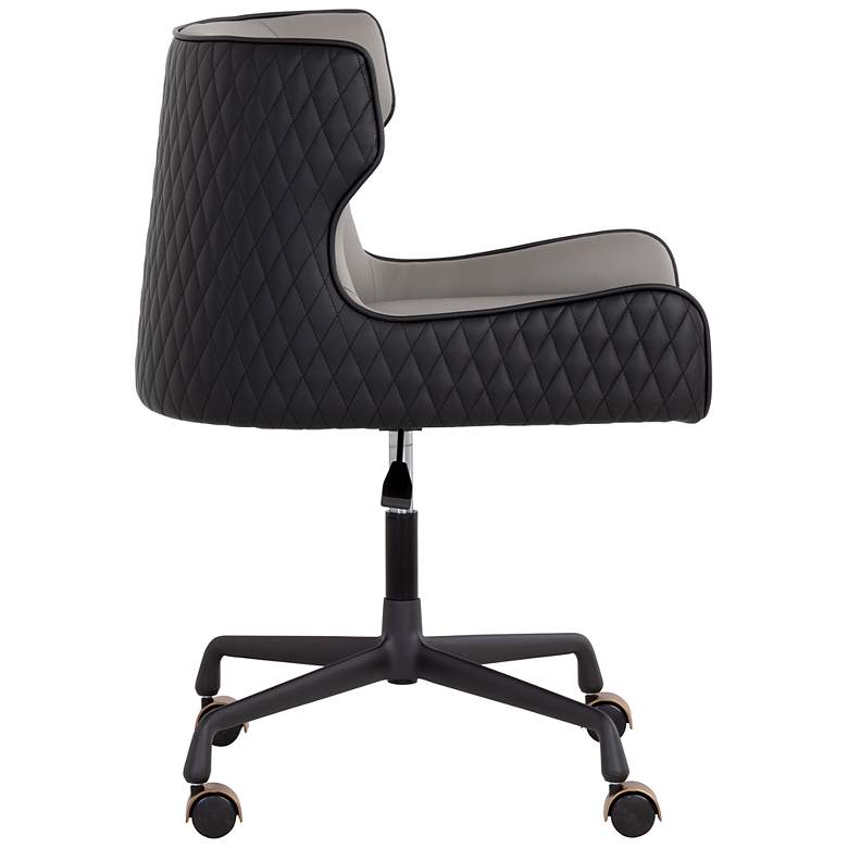 Image 3 Sunpan Gianni Office Chair Dillon Stratus and Dillon Black more views