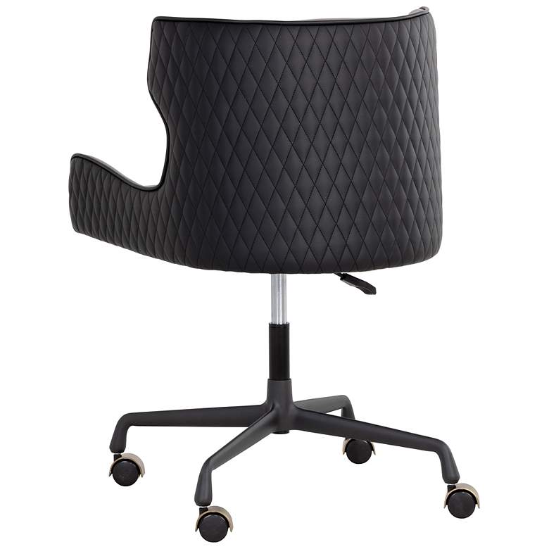 Image 4 Sunpan Gianni Office Chair Dillon Stratus and Dillon Black more views